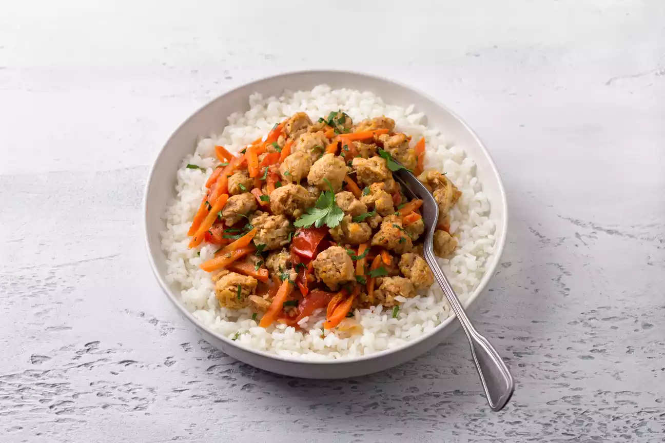 cena vegana saludable para hacer deporte