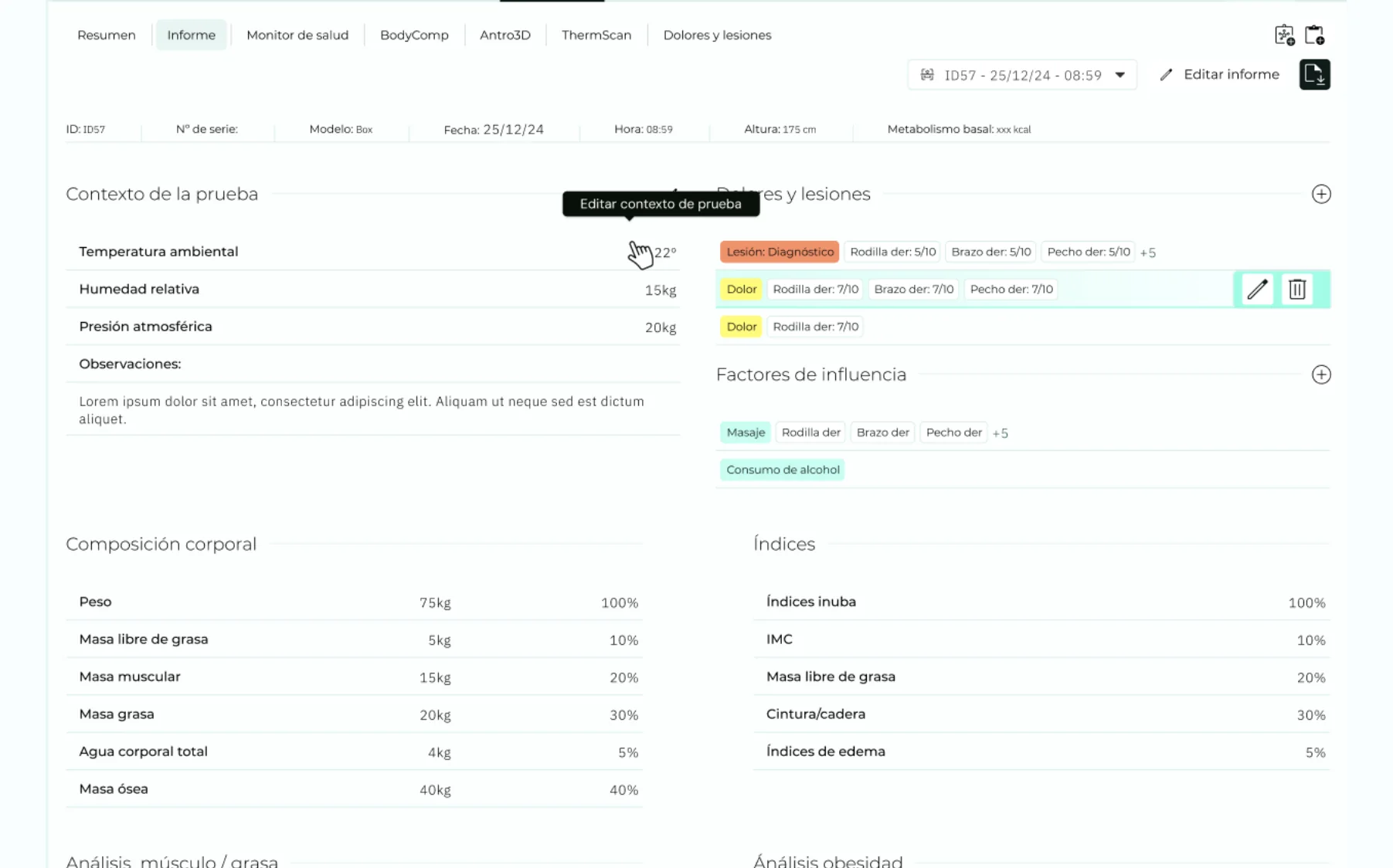 Dashboard resumen